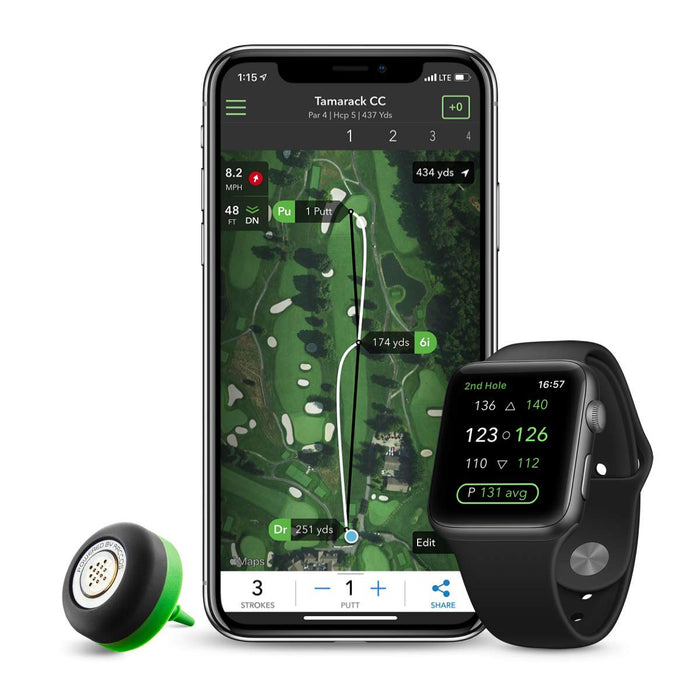 Arccos Caddie Smart Sensors Featuring Golf's First Ever A.I. Powered GPS Rangefinder - 3rd Generation