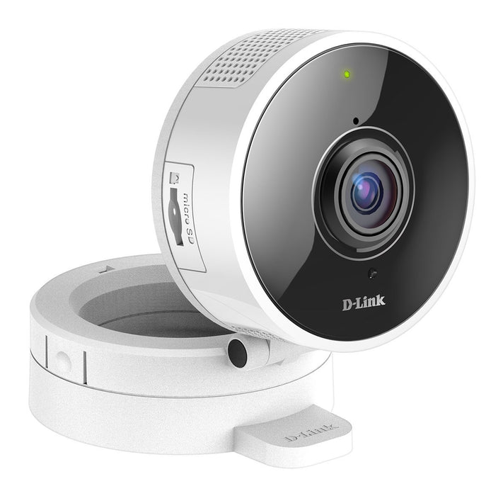 D-Link DCS-8100LH Indoor IP Surveillance Camera, 720p HD, Wi-Fi Connection, Cloud or MicroSD Recording, Sound & Motion Detection, Day & Night Vision, 2-Way Audio, Alexa & Google Assistant Compatible