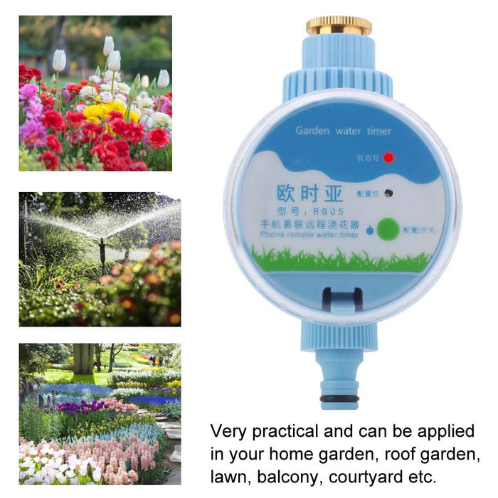 Smart Sprinkler Controller，Electronic APP Wi-Fi Remote Control Automatic Garden Irrigation Timer Intelligent Flowers Watering for Home Garden, Lawn, Balcony, etc