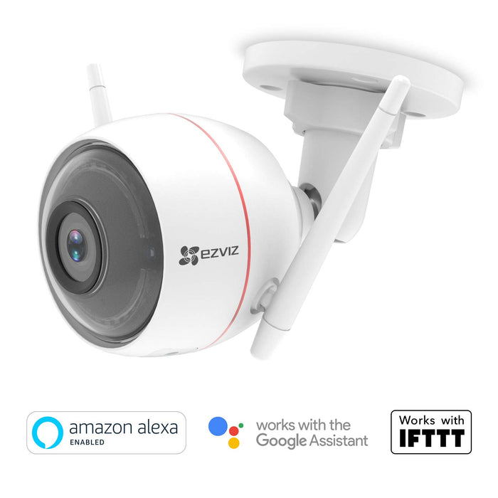 EZVIZ | Full HD Outdoor Smart Security Cam, With Siren & Strobe Light
