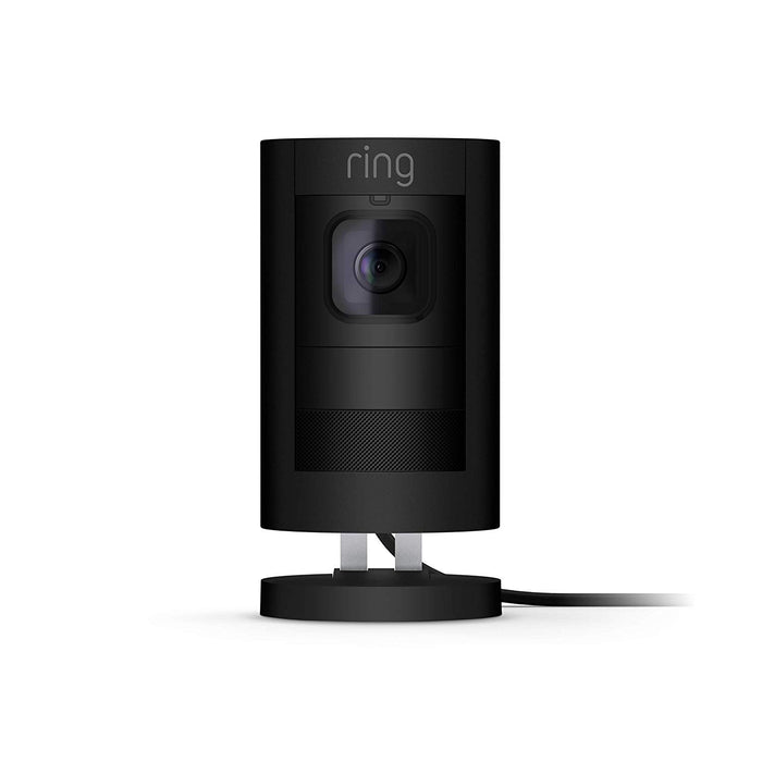 Ring Stick Up Cam Elite HD Security Camera with Two-Way Talk, Black, Works with Alexa