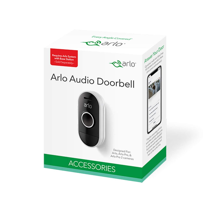 Arlo Smart Audio Doorbell - Wire-free, Smart Home Security and Weather-resistant (AAD1001)