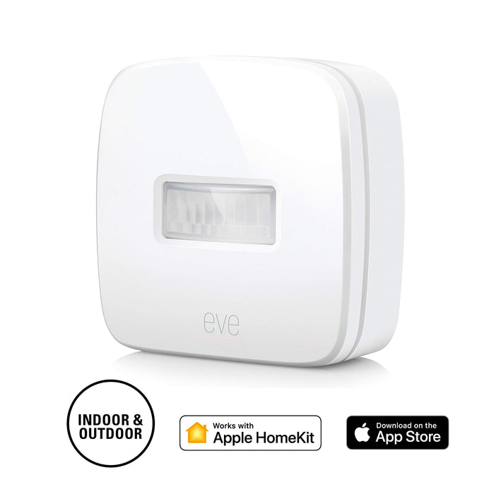 Eve Motion - Smart and wireless motion sensor with IPX 3 water resistance, get notifications, automatically trigger accessories and scenes, Bluetooth Low Energy (Apple HomeKit)