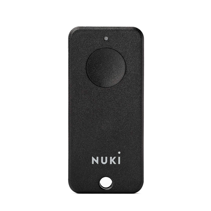 NUKI Fob Home Bluetooth Automatic Opener for Keyless Entry | Wireless Door Remote | Add-On for Smart Lock, 3 V, Black, ca. 55 x 24 x 6 mm