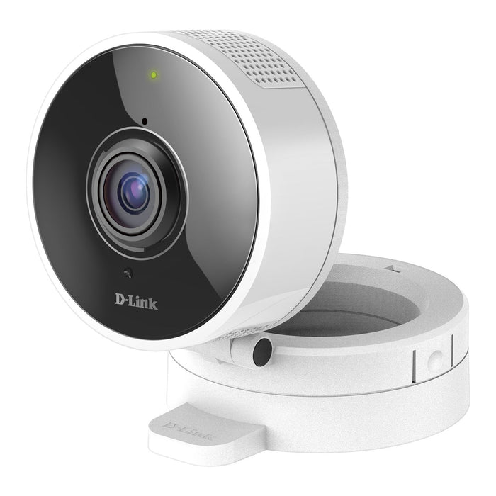 D-Link DCS-8100LH Indoor IP Surveillance Camera, 720p HD, Wi-Fi Connection, Cloud or MicroSD Recording, Sound & Motion Detection, Day & Night Vision, 2-Way Audio, Alexa & Google Assistant Compatible