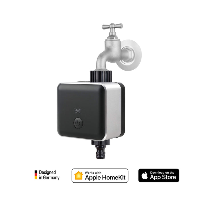 Eve Aqua - Smart Water Controller with auto shut-off, autonomous schedules, remote access, child lock, no bridge necessary (Apple HomeKit)