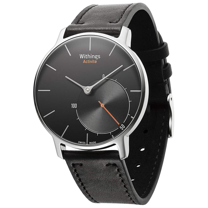 Withings Activite Sapphire Glass Activity and Sleep Tracking Watch - Black
