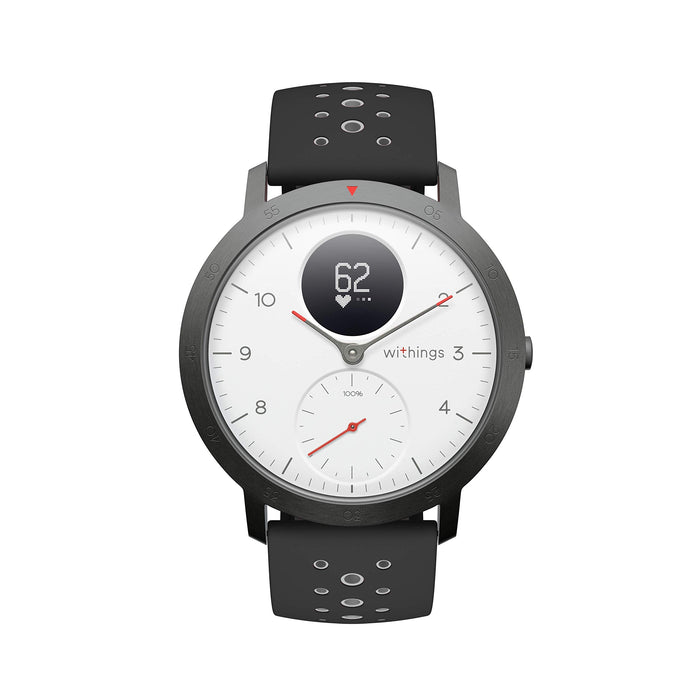 Withings Unisex's Steel Hr Sport is A Hybrid Smartwatch, White, 40mm