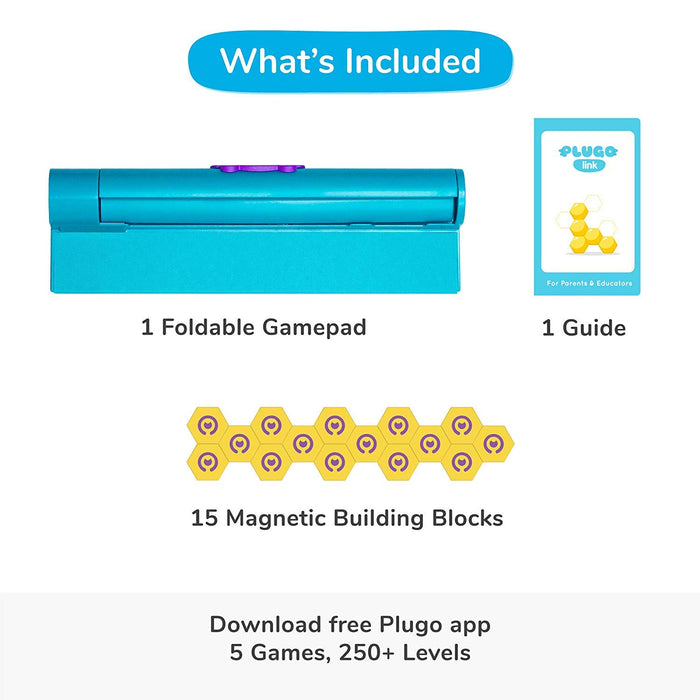 Shifu Plugo Link - Magnetic Building Block Puzzles | 5-10 years STEM Toy | Educational Engineering Games | Boys & Girls Gift (App Based)