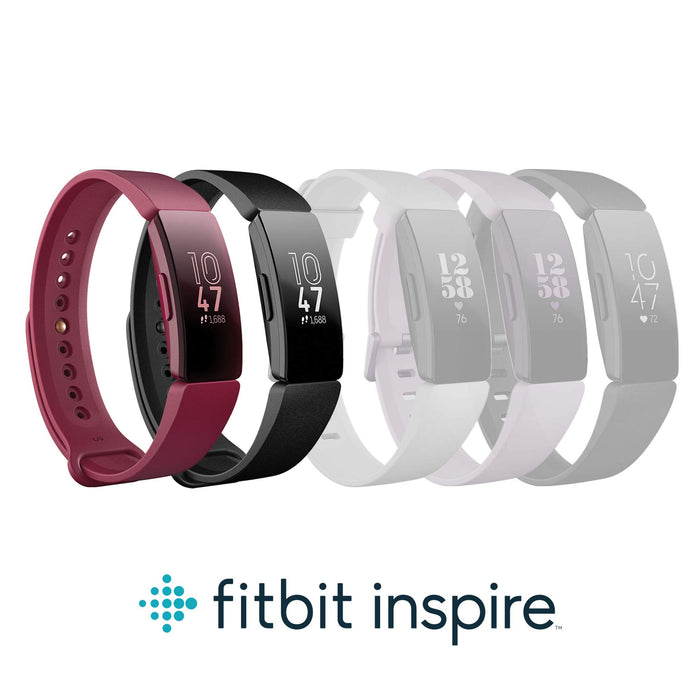 Fitbit Inspire Health & Fitness Tracker with Auto-Exercise Recognition, 5 Day Battery, Sleep & Swim Tracking, Black