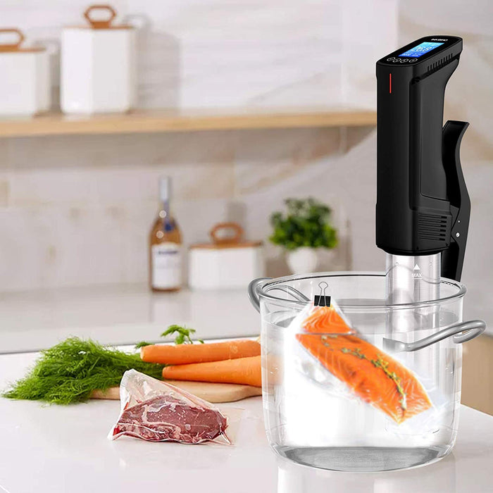 Inkbird Sous Vide ISV-100W WI-FI Culinary Cooker 1000 Watts Precise Temperature and Timer Stainless Steel Thermal Immersion Circulator for Kitchen