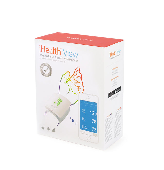 iHealth VIEW BP7S Smart Wrist Blood Pressure Monitor with Display