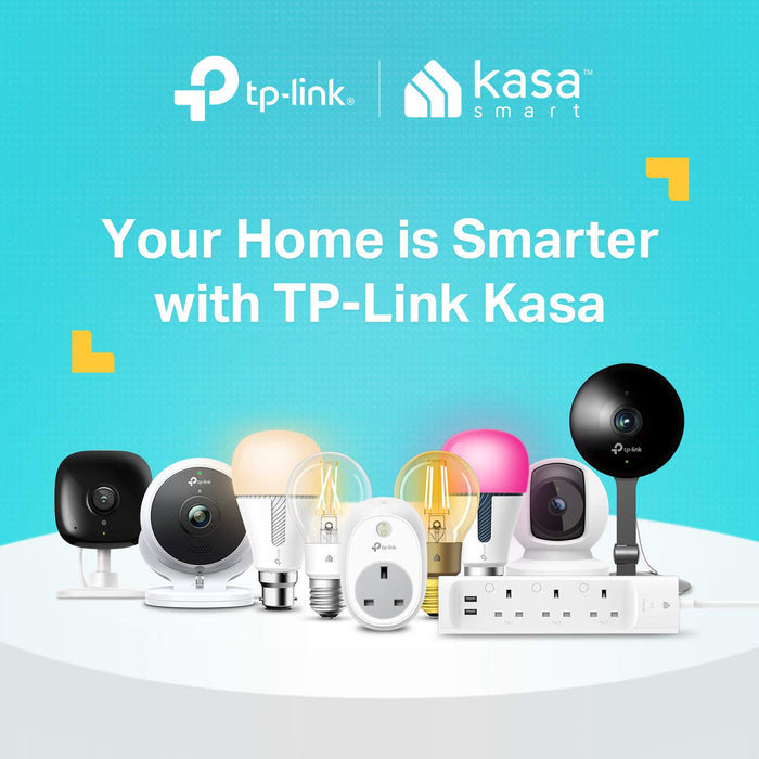 Kasa Smart Bulb by TP-Link, WiFi Smart Switch, B22, 10W, Works with Amazon Alexa (Echo and Echo Dot) and Google Home, Colour-Changeable, Dimmable, No Hub Required (KL130B) [Energy Class A+]