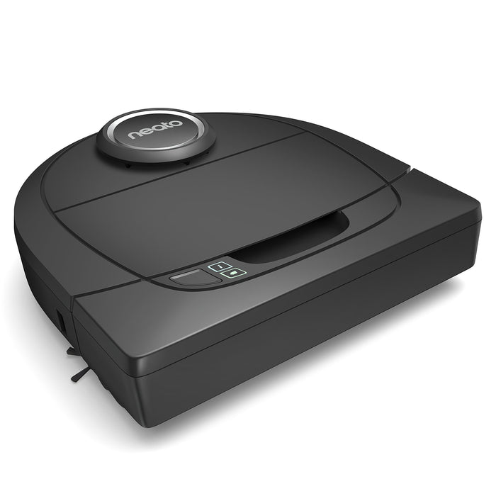 Neato Robotics 945-0239 Botvac D5 Connected Wi-Fi Navigating Robot Automatic Vacuum Cleaner with Large Dustbin for Pet Hair & Allergens-Alexa-Ready, 18/10 Steel, 61 W, Black