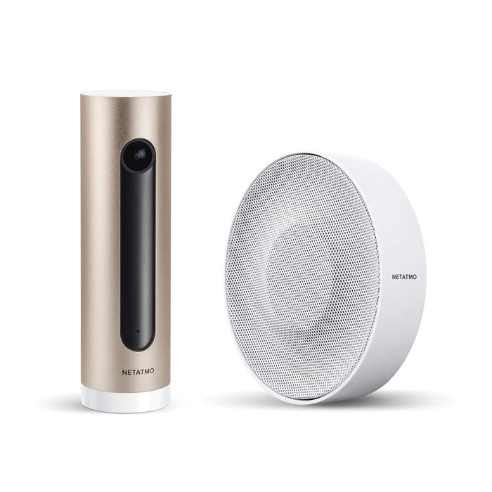 Netatmo Smart Indoor Siren, Wireless, 110dB, Auto Arm & Disarm, No Subscription, Batteries or Wired, NIS01-UK