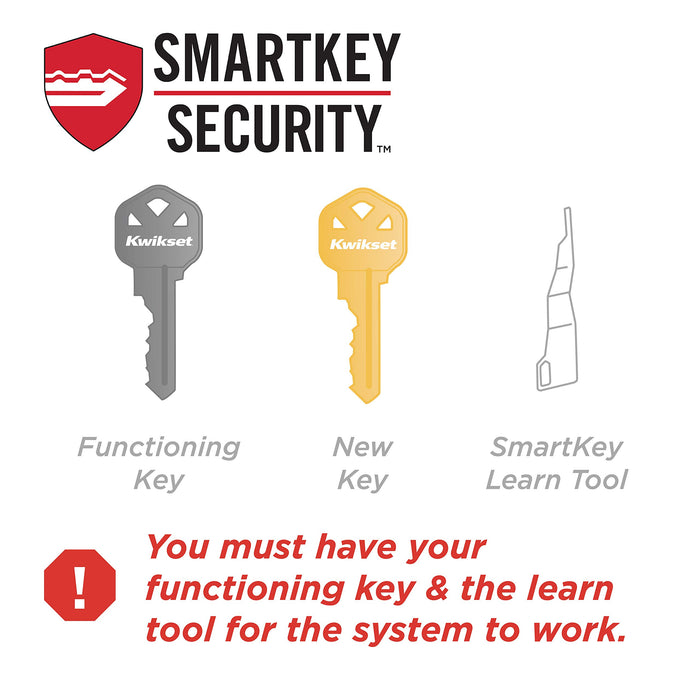 Kwikset 980 Single Cylinder Deadbolt Featuring SmartKey® in Satin Nickel