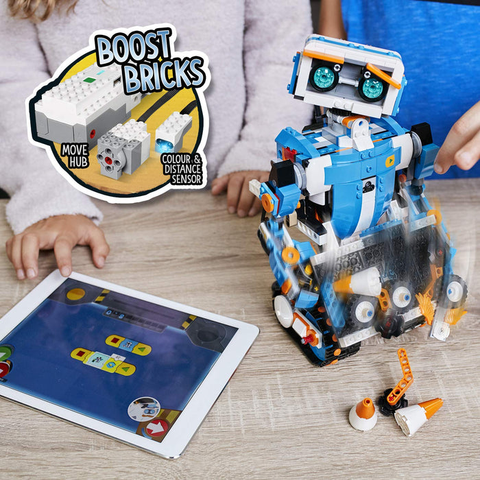 LEGO 17101 Boost Creative Toolbox Robotics Kit, 5 in 1 App Controlled Building Model with Programmable Interactive Robot Toy and Bluetooth Hub, Coding Kits for Kids