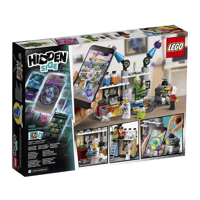 LEGO 70418 Hidden Side J.B.'s Ghost Lab Set, AR Games App, Interactive Augmented Reality Playset for iPhone/Android