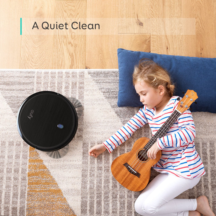 Eufy [BoostIQ RoboVac 11S (Slim), Super-Thin, 1300Pa Strong Suction, Quiet, Self-Charging Robotic Vacuum Cleaner, Cleans Hard Floors to Medium-Pile Carpets