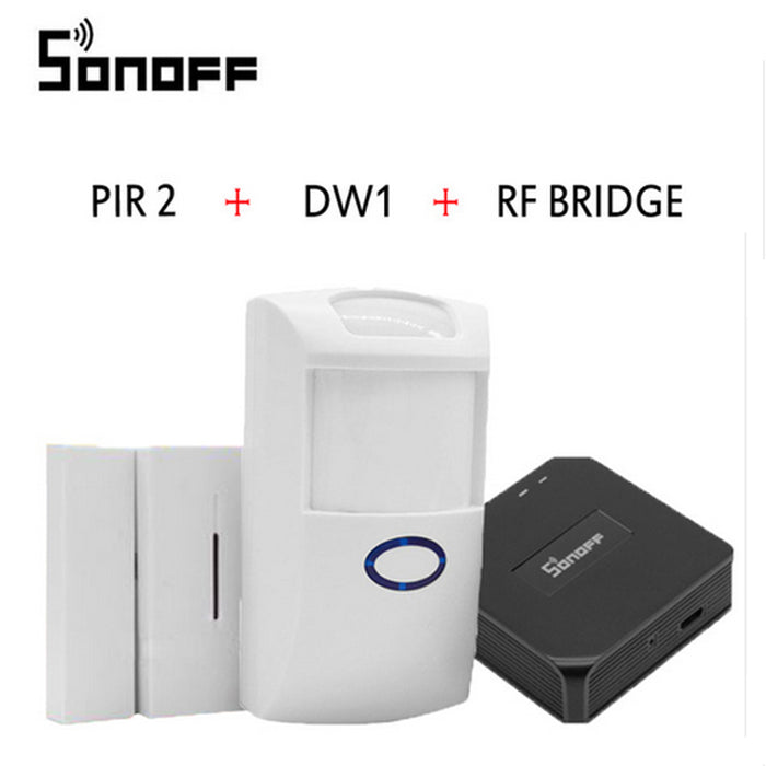 Int box proNew Alarm Security Sonoff PIR2pro 433Mhz RF PIR Motion Sensor Alarm System for Alexa Google Home for Smart Home