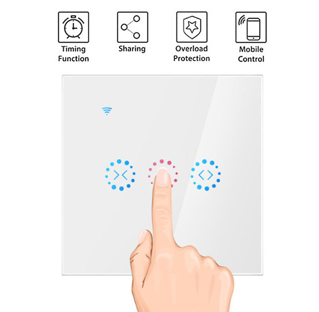 Sonoff Smart Home WiFi Electric Touch Blinds Curtain Switch Ewelink APP Voice Control by Alexa Echo for Mechanical Limit Blinds Motor
