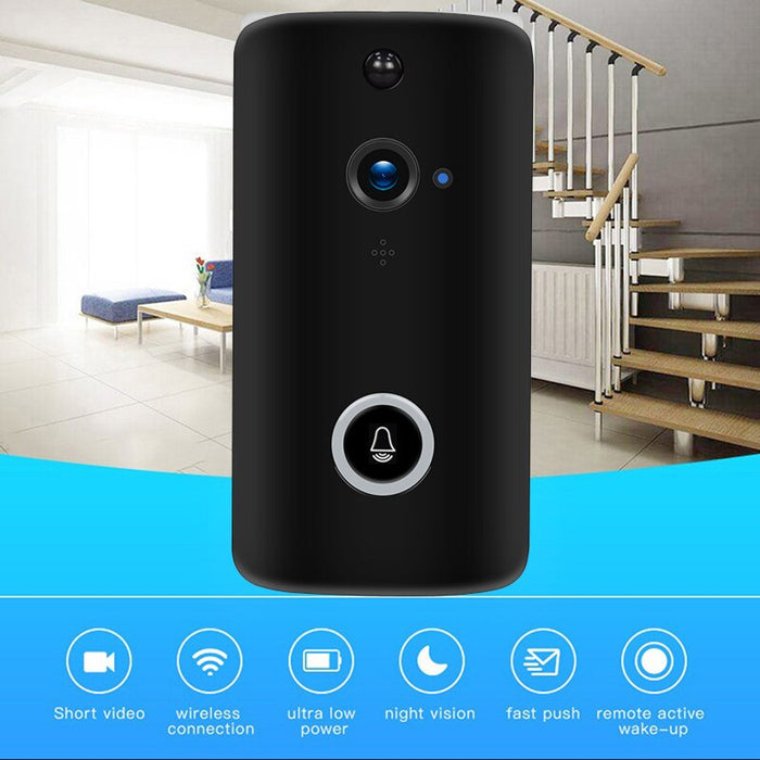 Vesafe Wireless Doorbell Ring Chime Door Bell Smart WiFi Bell Camera Video Phone Intercom Home Security Easy Install Smart Home Set