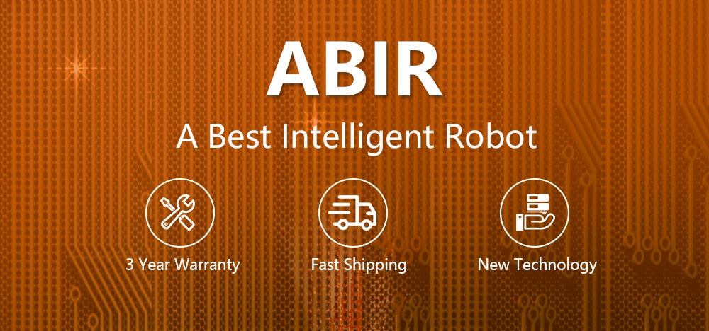 Abir Robot Vacuum Cleaner x6 with Camera Navigation,Smart Memory,Hand Draw Virtual Blocker,Low Noise,Intelligent Big Water Tank