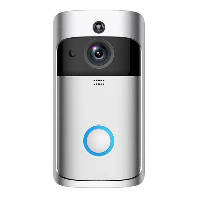V5 Smart WiFi Video Doorbell Camera Visual Intercom with Chime Night vision IP Door Bell Wireless Home Security Camera