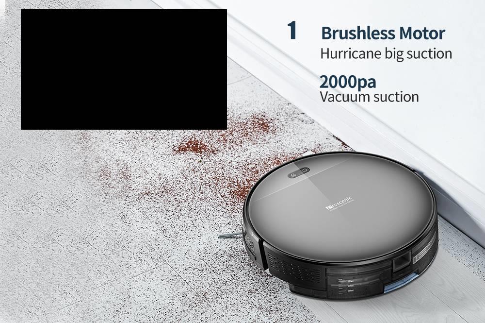 Proscenic 800T Robot Vacuum Cleaner Automatic Sweeping Dust Mopping Mobile App Remote Control Planned Robotic