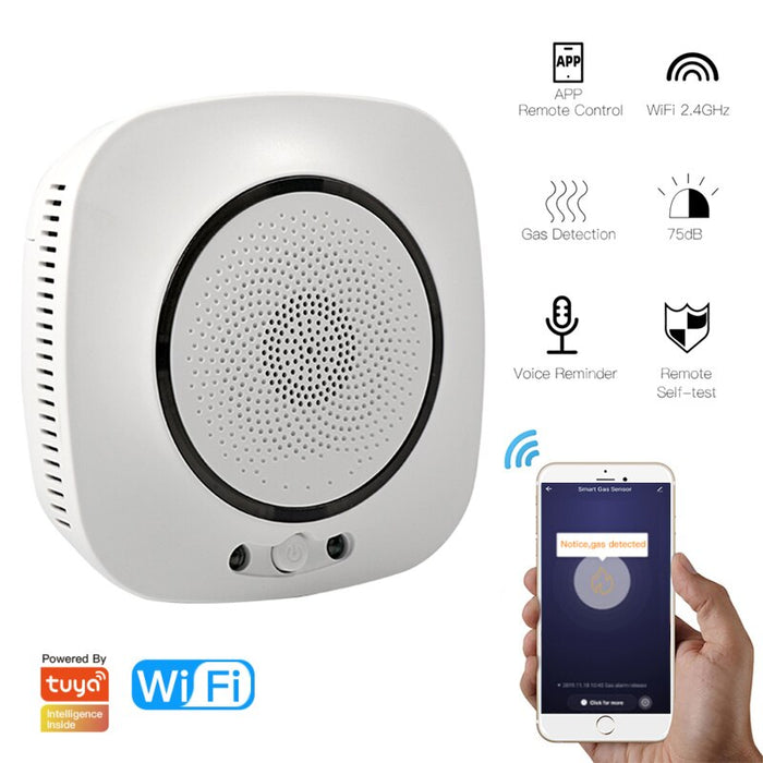 Centechia Wireless Smart Life APP WiFi Alarm Smoke Fire Sensitive Detector Home Security Alarm Smoke Detector Sensor Fire Equipment