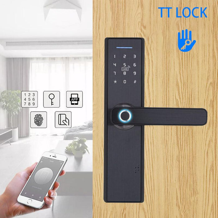 Cardoria TT LOCK Smart Security Home or Hotel door Lock Cerradura inteligente Fingerprint password Bluetooth Fechadura Digital Lock