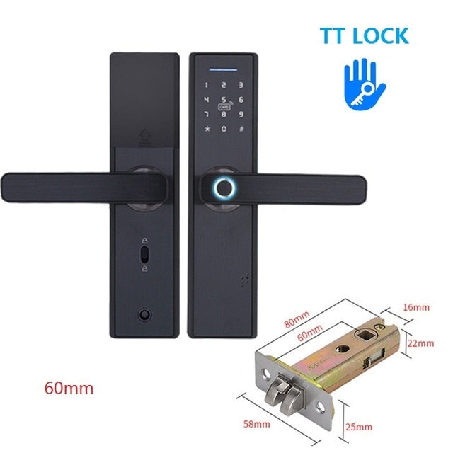Cardoria TT LOCK Smart Security Home or Hotel door Lock Cerradura inteligente Fingerprint password Bluetooth Fechadura Digital Lock