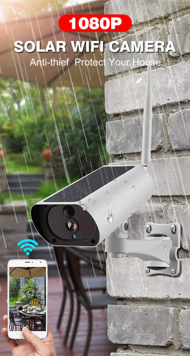 Vesafe Solar Power Wifi IP Camera Wireless Outdoor Indoor Waterproof 1080P Night Vision APP Remote Monitor Security Surveillance Camera