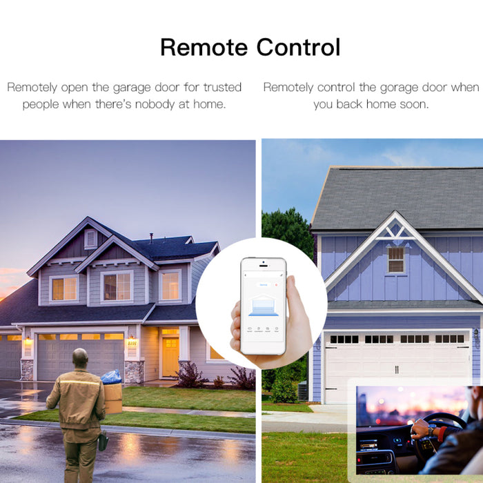 Smart garage WiFi Switch Smart Garage Door Opener Controller with Alexa Google Home and IFTT Smart Life/Tuya APP control smart Remote Control