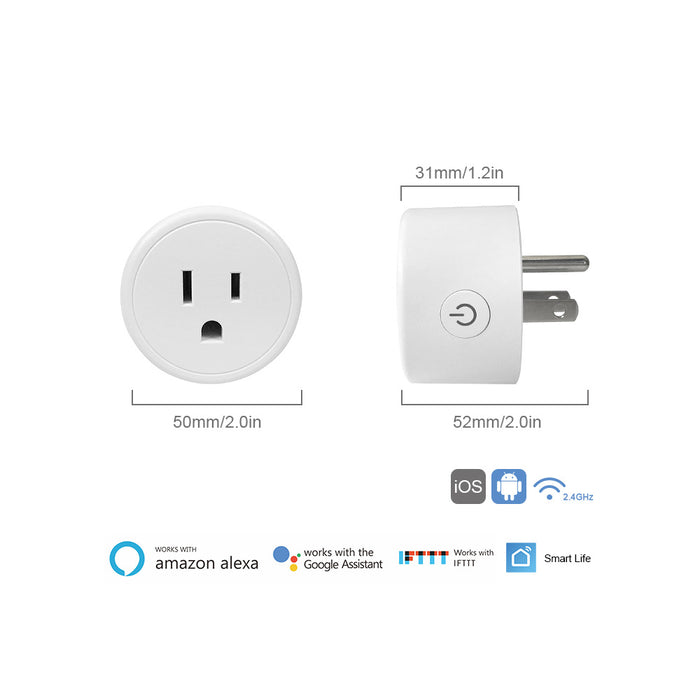 Choifoo Wireless Smart Plug WiFi Sockets EU/UK/US 10/16A Power Socket Remote Control Smart Timing Switch  For Amazon Alexa/Google Home