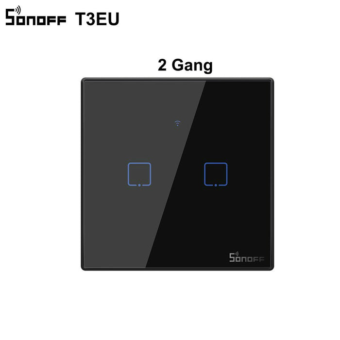 Sonoff T1 T2 T3 TX Remote RF/Voice/ APP /Touch Control EU/US/UK Wifi Smart light lamp Switch Touch Screen with Google Home Alexa