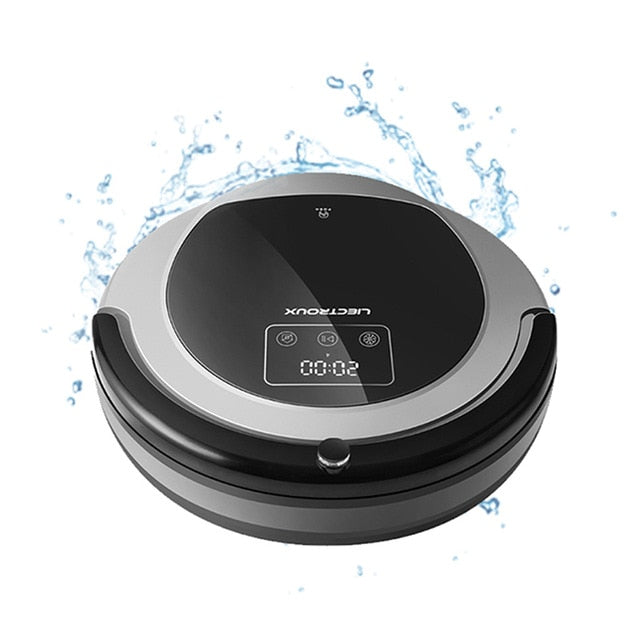 Liectroux Robot Vacuum Cleaner B6009,Map Navigation,Smart Memory,Suction 3000pa,Dual UV Lamp,Wet Dry Mop,Wifi App aspirador