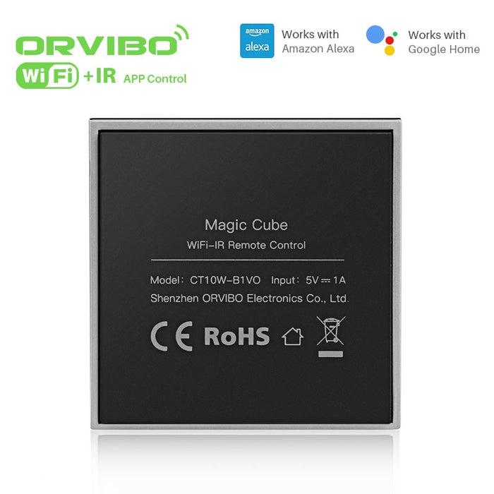 Orvibo Magic Cube Universal Intelligent Controller With Learning Function WiFi IR Wireless Remote Control Smart Home Automation