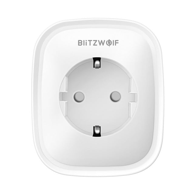 BlitzWolf BW-SHP2 WIFI Smart Socket EU Plug 220V 16A Remote Control Smart Timing Switch Work For Amazon Alexa/Google Assistant