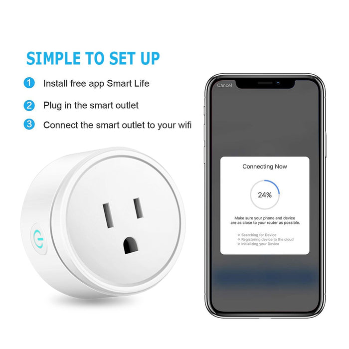 Choifoo US UK EU Smart Plug,WiFi Remote Control with Alexa,Timing on/off The Power,Samrt Google Home Electric Mini Socket PK SONOFF