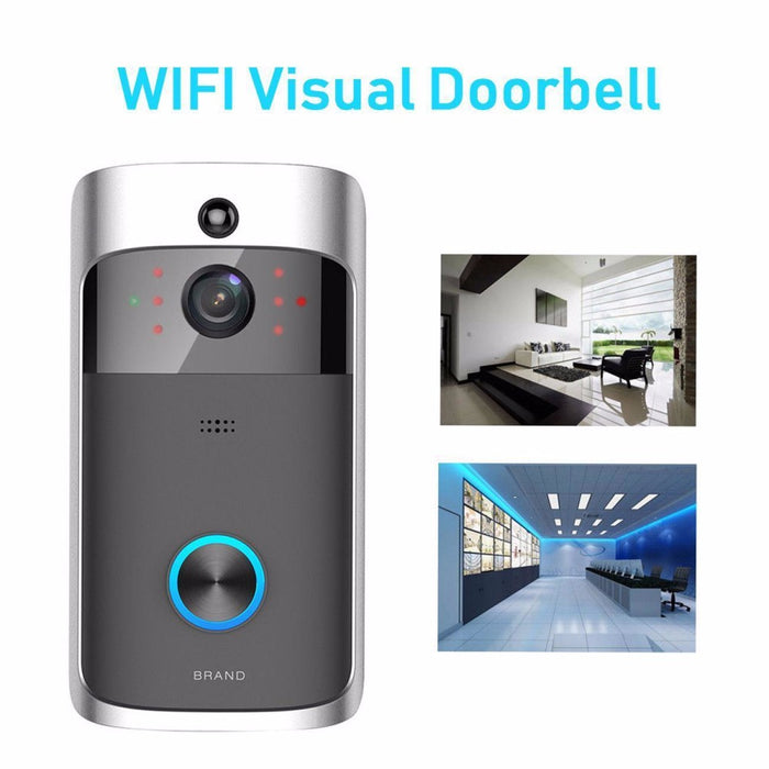 Choifoo New WiFi Visual Ring Doorbell , Smart Home Wireless Door Bell Camera , Video Phone Intercom Home Security Automation Modules