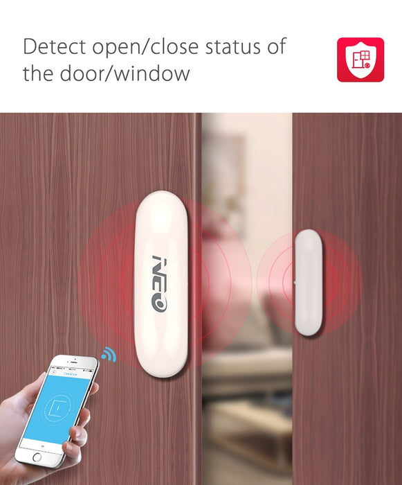 Neo Door And Window Entry Sensor Alarm APP Remote Control Anti-Burglar Device Wireless Home Security Business Warning System