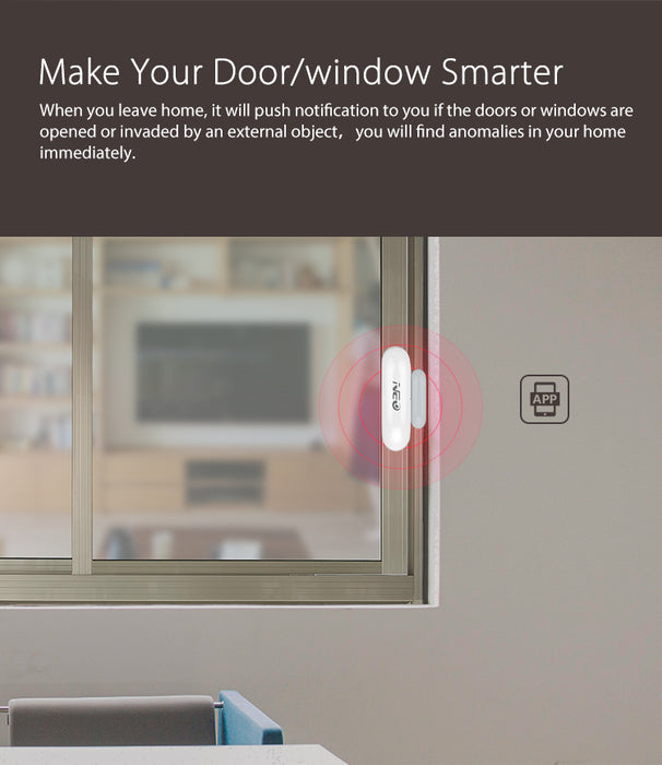 Neo Door And Window Entry Sensor Alarm APP Remote Control Anti-Burglar Device Wireless Home Security Business Warning System