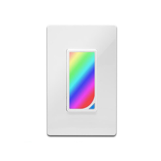 Choifoo RGB Wifi Wall LED Scene Light Switch WIFI Wireless APP Control Smart Home Touch Switches Works with Alexa/Google Home and IFTTT